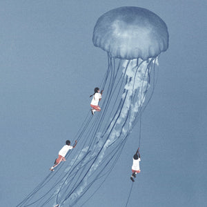 Jelly Fish Climb PFY Art Print