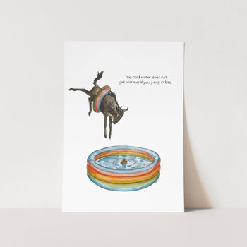 Jump In Art Print