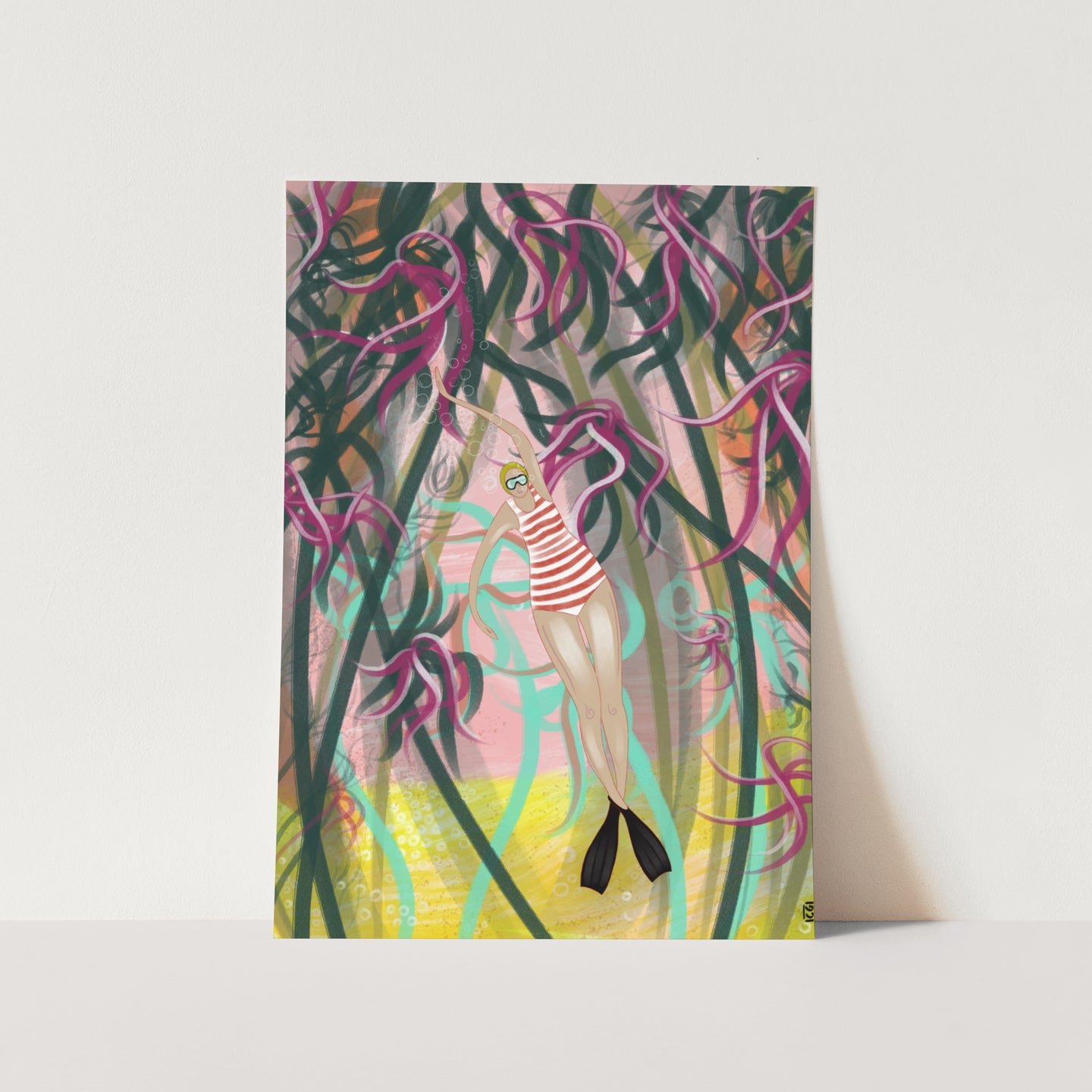 Kelp Dreams Art Print