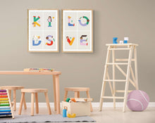 Load image into Gallery viewer, Alphabet Kids KIDS Art Print