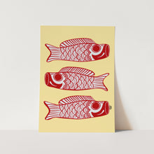 Load image into Gallery viewer, Koinobori Red Art Print