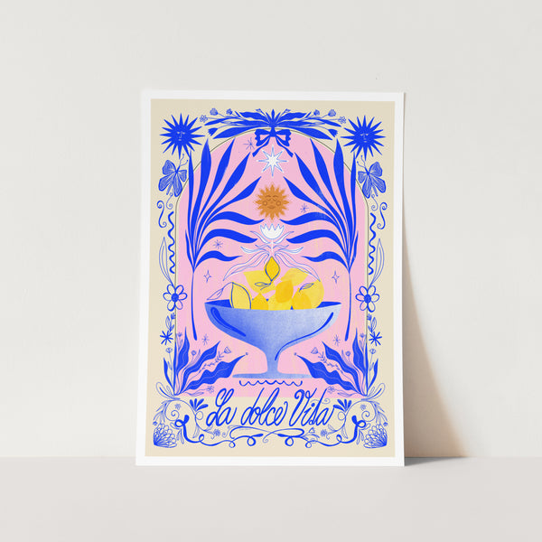 La Dolce Vita Bowl PFY Art Print