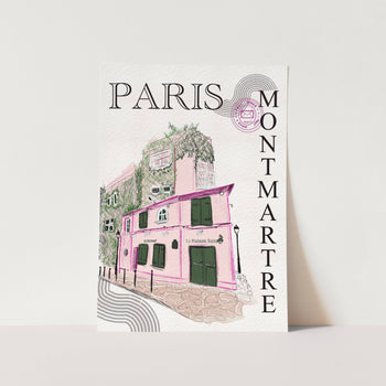 La Maison Rose Paris Art Print