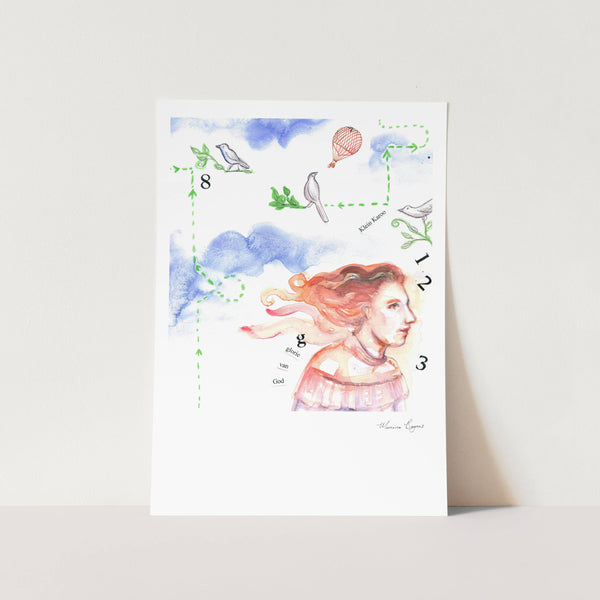 Laat in die Karoo Art Print