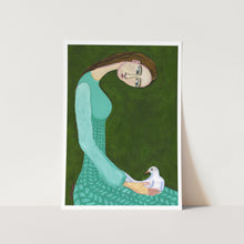 Load image into Gallery viewer, Lady and her Dove PFY Art Print