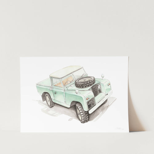 Land Rover Series 2 Art Print