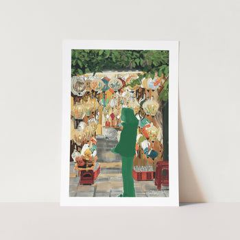 Lantern Stall in Hoi An Art Print