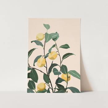 Lemons by Branka Art Print