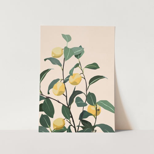 Lemons by Branka Art Print
