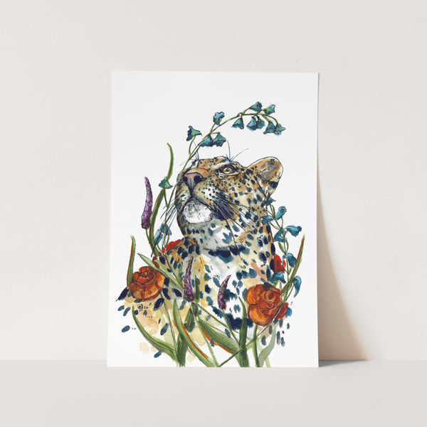 Leopard 03 Painting Art Print