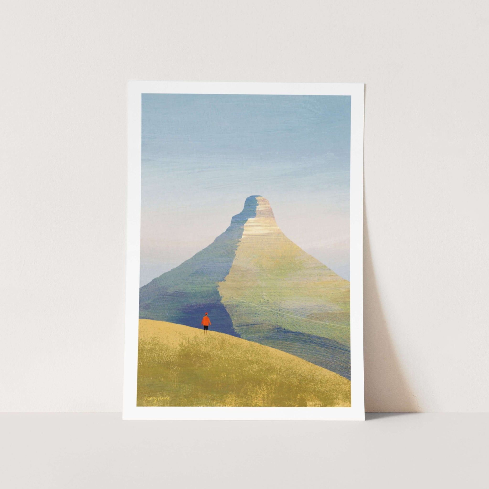 Henry Rivers Horizontal Lion's Head 02 by Henry Rivers Art Print