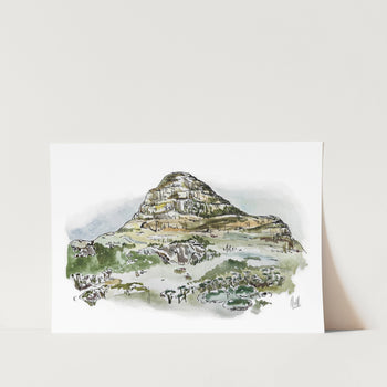 Lion's Head Landscape Art Print