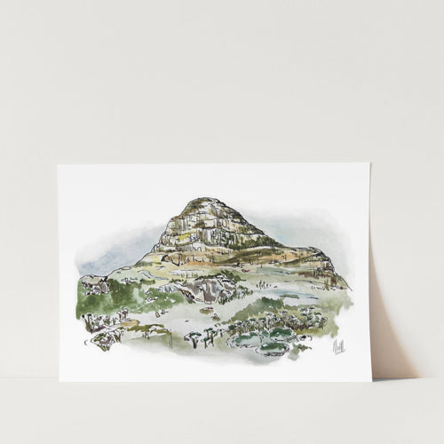 Lion's Head Landscape Art Print