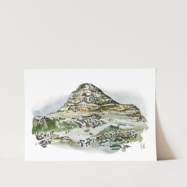 Lion's Head Landscape Art Print