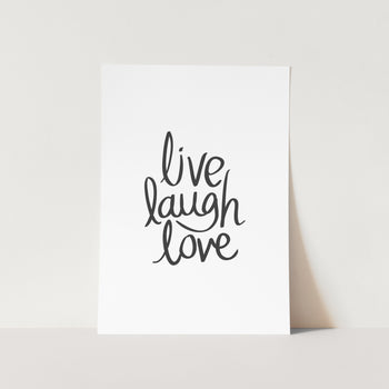 Live.Laugh.Love Art Print