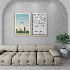 Johannesburg by Henry Rivers Art Print