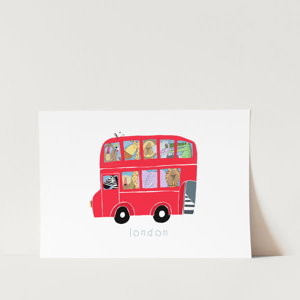 London Bus PFY Art Print