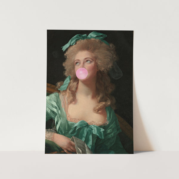 Madame Bubble-Gum PFY Art Print