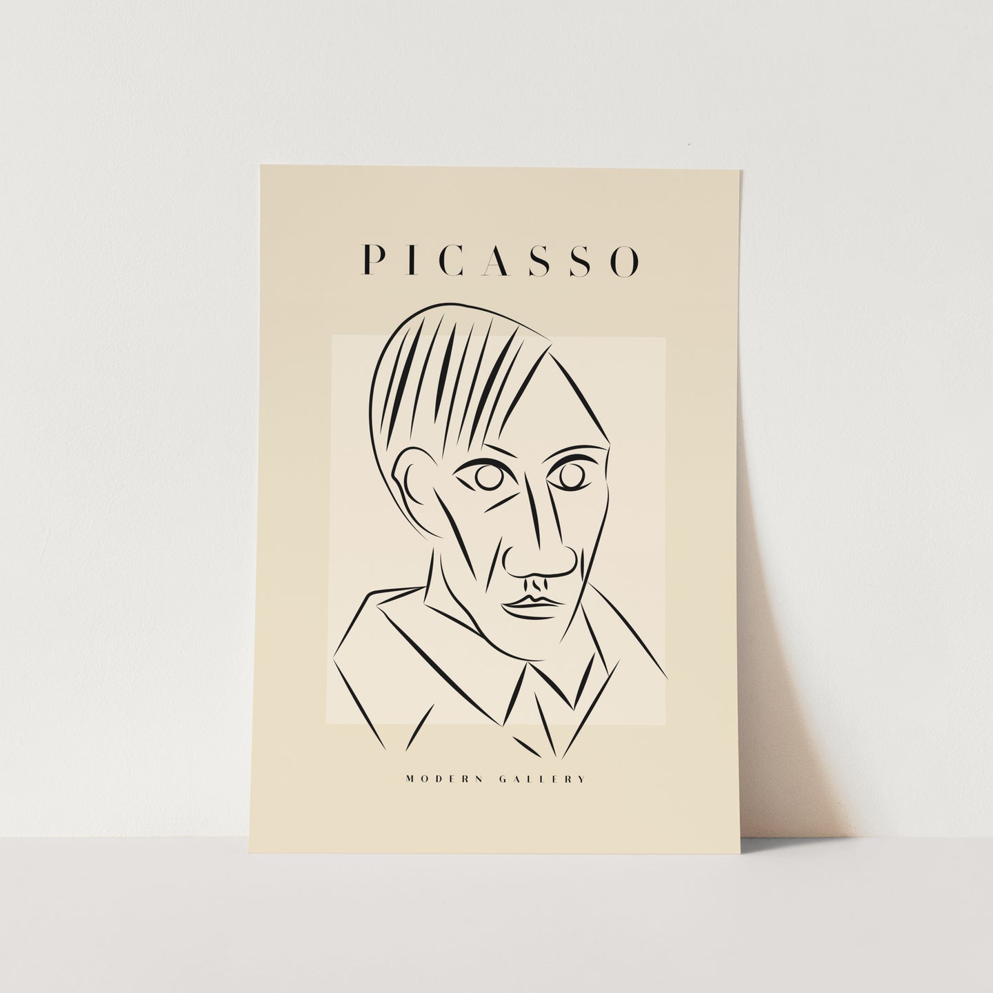Man Face by Picasso Art Print