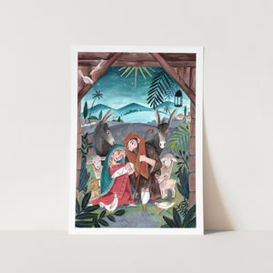 Mary and Baby Jesus PFY Art Print