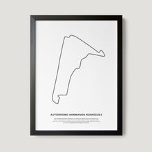 Load image into Gallery viewer, Mexico City Autódromo Hermanos Rodríguez F1 Race Track Art Print