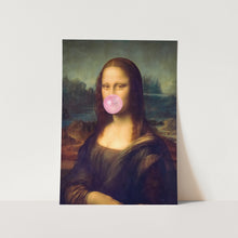 Load image into Gallery viewer, Mona Lisa Bubble Gum PFY Art Print