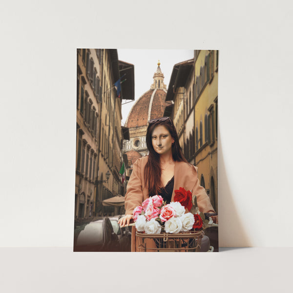 Mona On Florence PFY Art Print