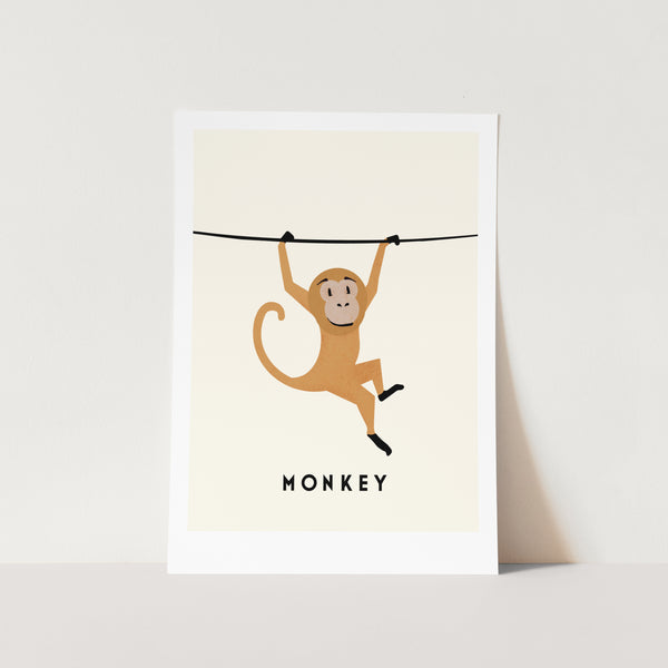 Monkey PFY Art Print