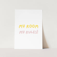 Load image into Gallery viewer, My Room My Rules (Girl) Art Print