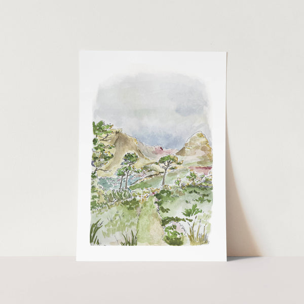Neighbourhood Walk Art Print
