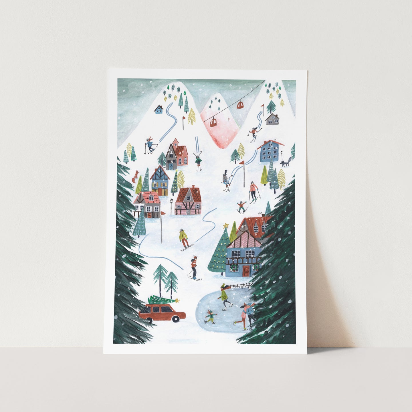 Nordic Christmas PFY Art Print