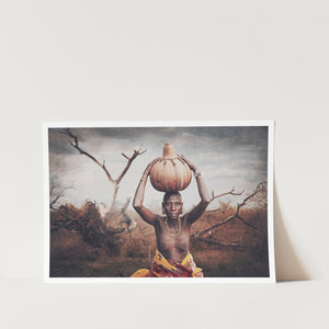 Omo Valley Woman Mursi PFY Art Print