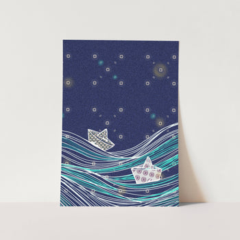 Origami Voyage Art Print