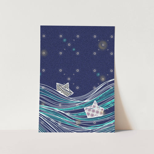Origami Voyage Art Print