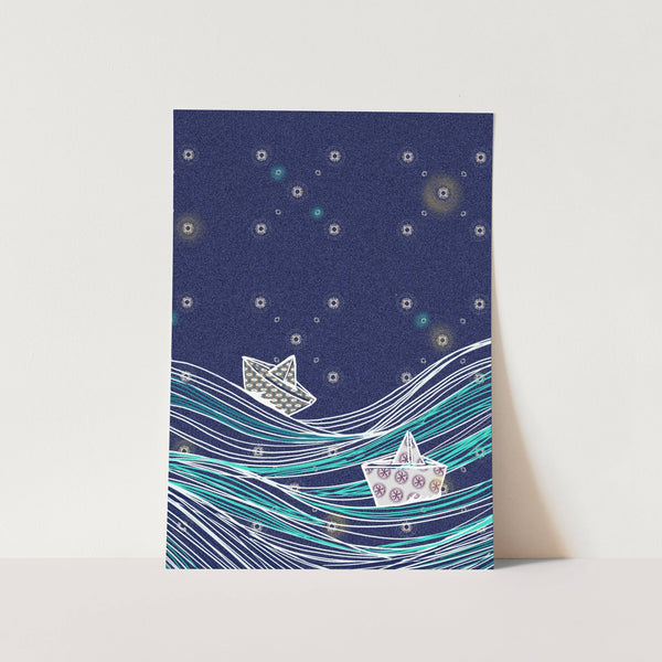 Origami Voyage Art Print