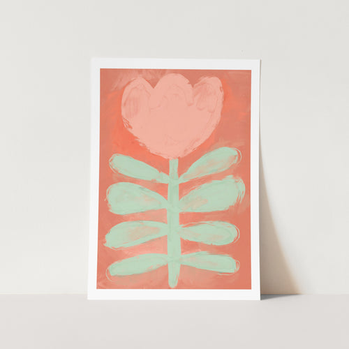 Pastel Flower PFY Art Print