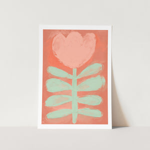 Pastel Flower PFY Art Print