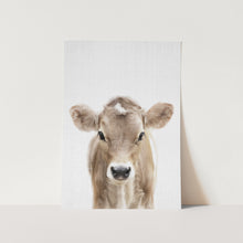 Load image into Gallery viewer, Peekaboo Baby Cow PFY Art Print