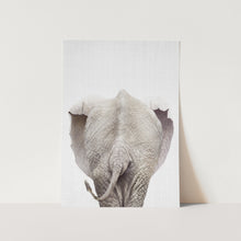 Load image into Gallery viewer, Peekaboo Elephant Tail PFY Art Print