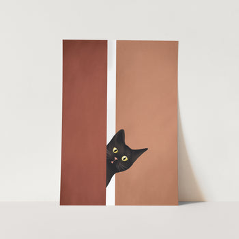 Peeking In by Branka Art Print