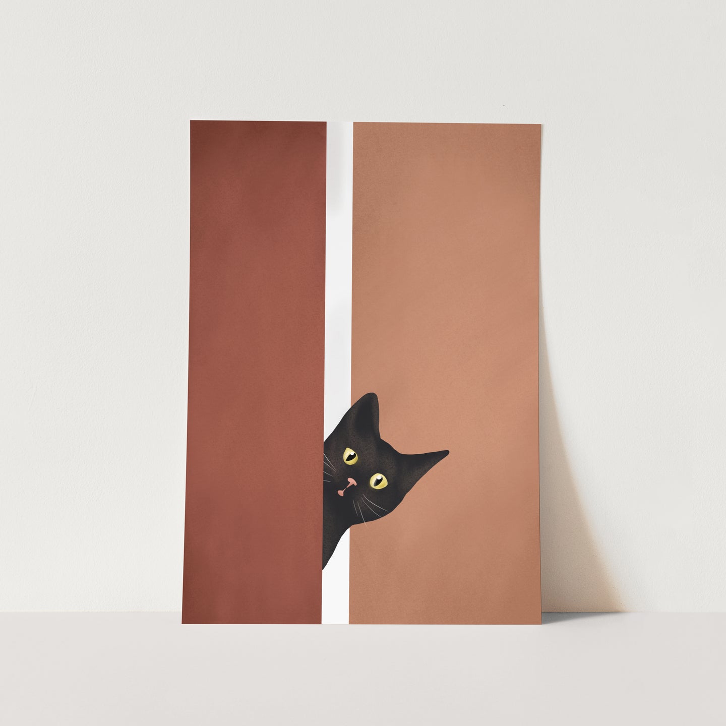 Peeking In by Branka Art Print