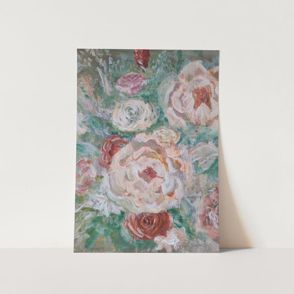 Peony Bouquet Art Print