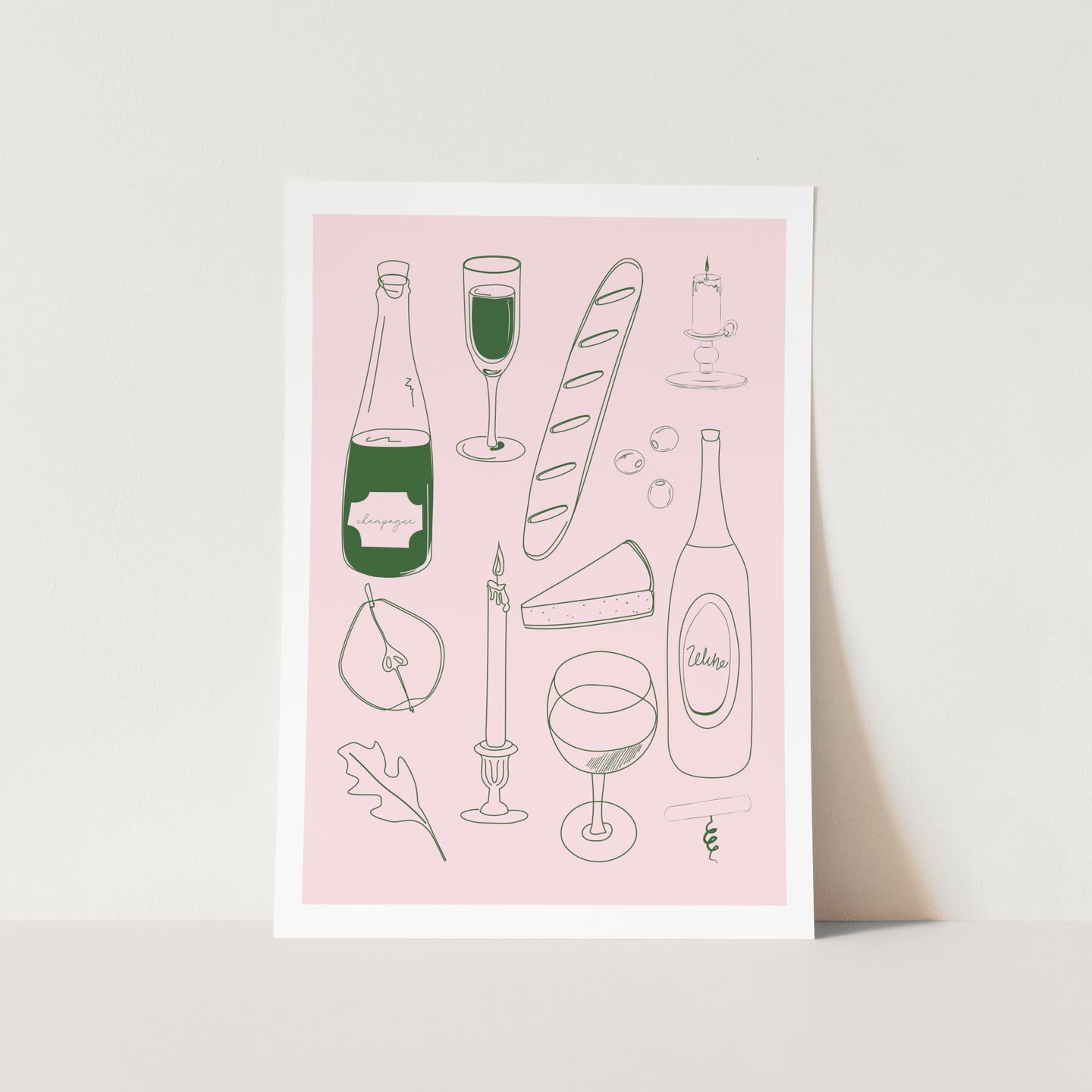 Pink Brunch 02 Art Print