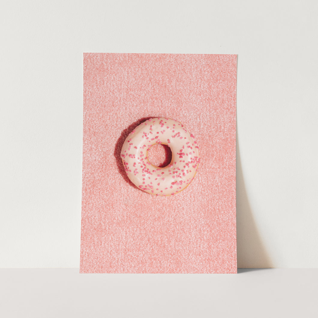 Pink Donut PFY Art Print