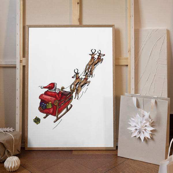 Christmas by Mareli Art Print