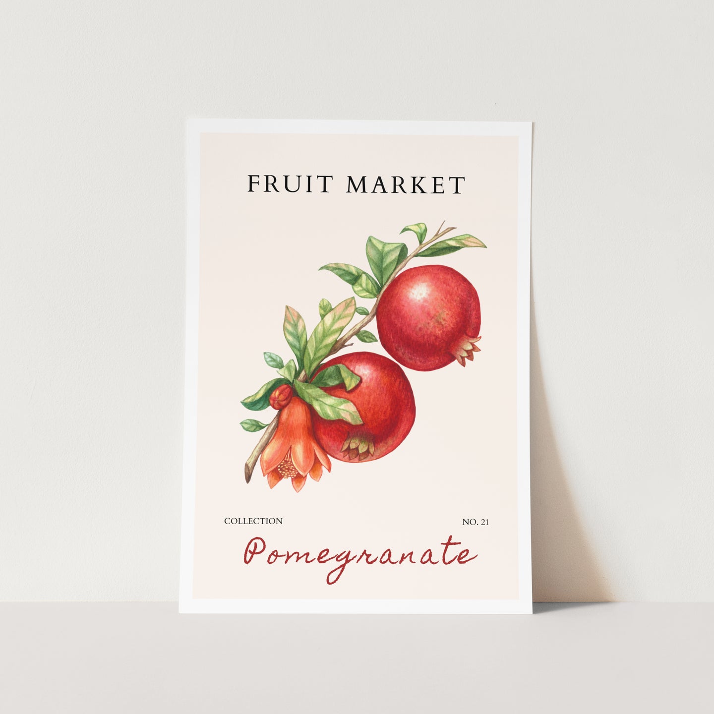 Pomegranate Market Art Print