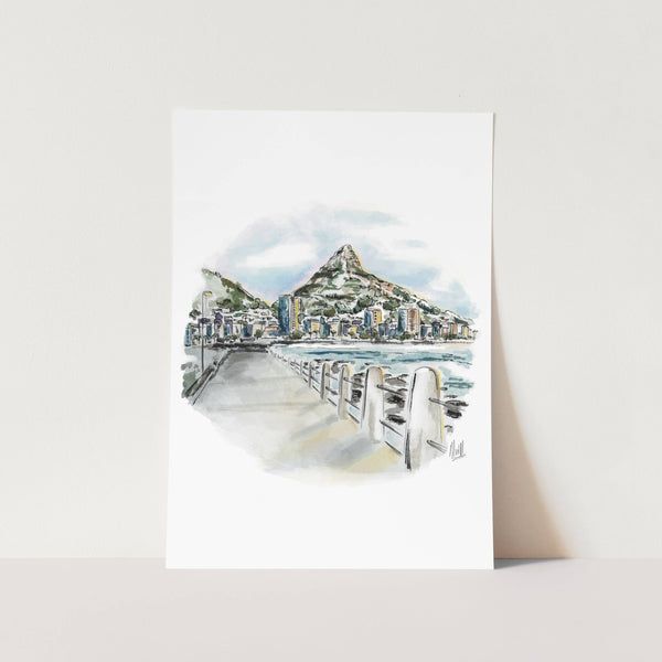 Sea Point Promenade Art Print