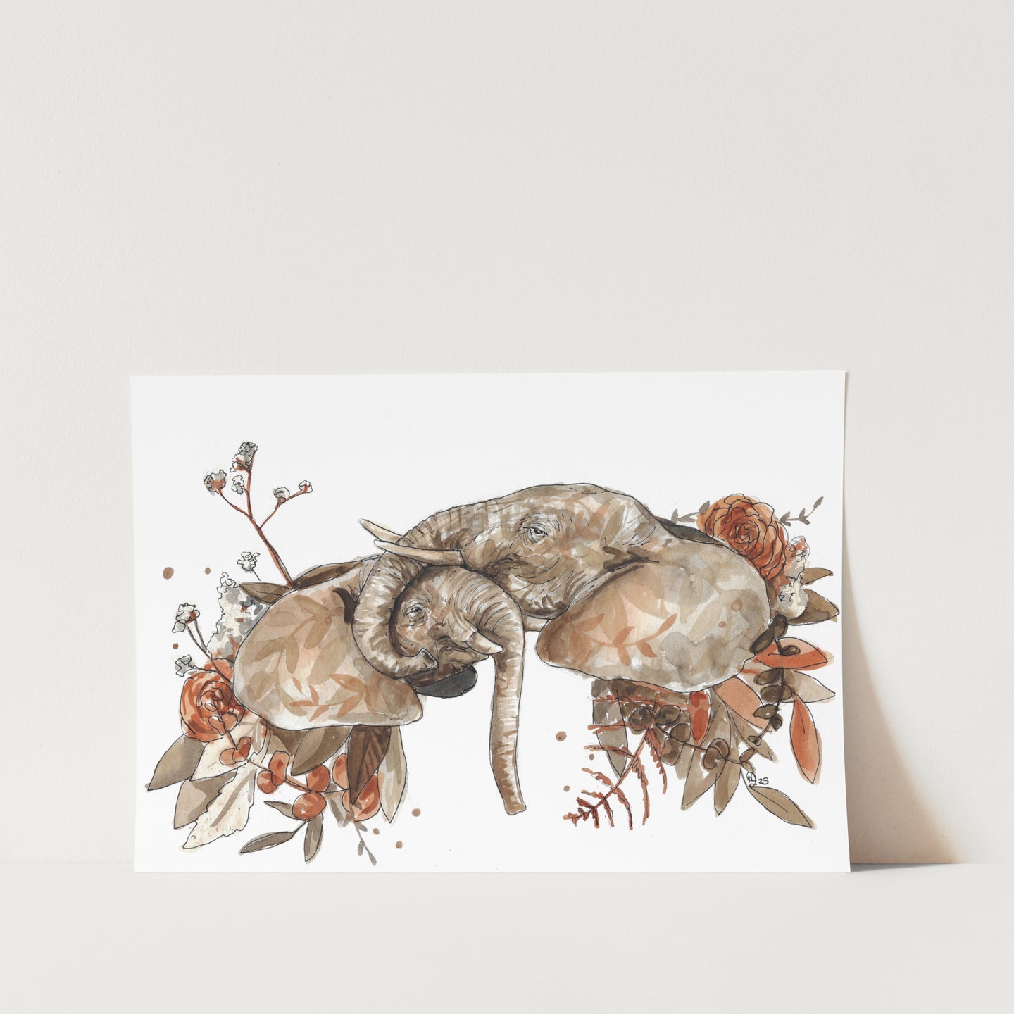 Quiet Embrace Art Print