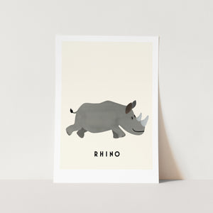 Rhino PFY Art Print