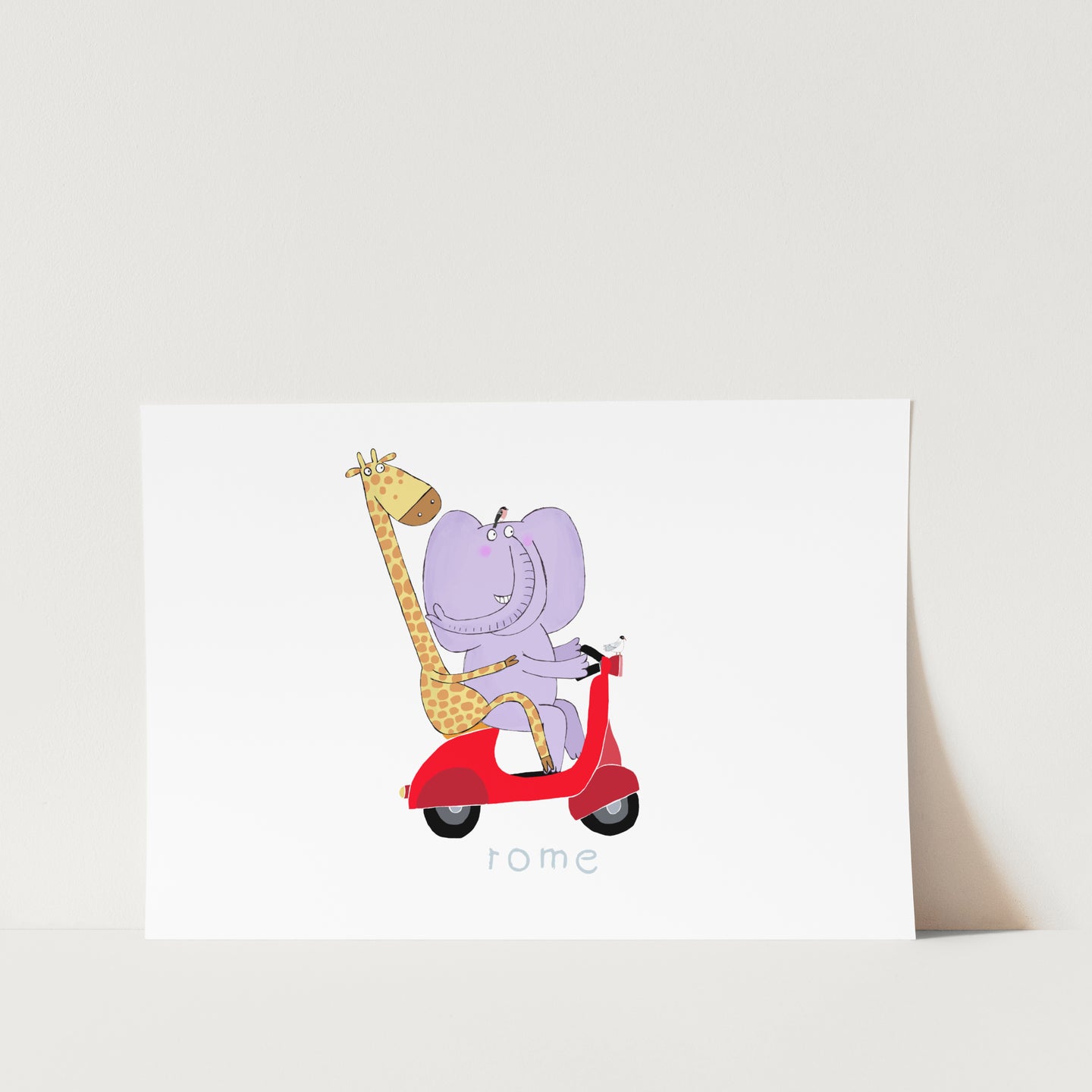 Rome Vespa PFY Art Print